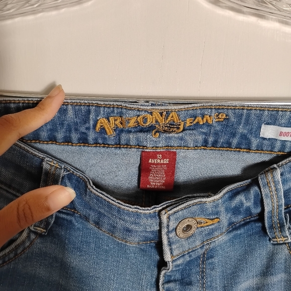 Women Arizona Jeans Co Blue Jeans Size 13 - Picture 12 of 15